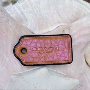 Coach Pink Hologram Hang Tag